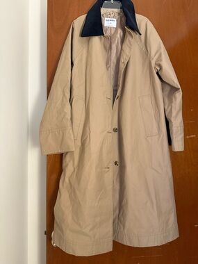 Old Navy Tan Trench Coat | Size XS | Classic Long Coat | Neutral